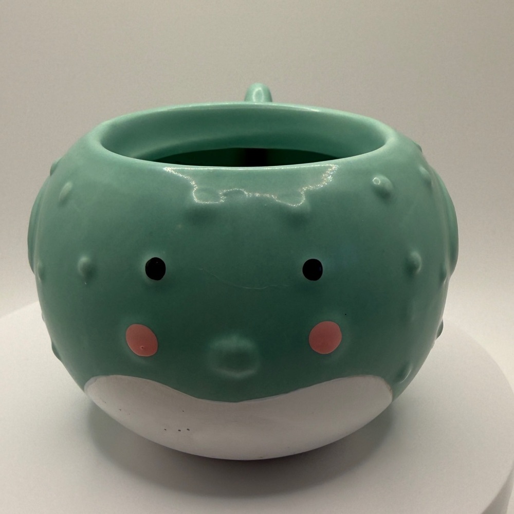 Ceramic Pufferfish Succulent Planter - Picture 3 of 5